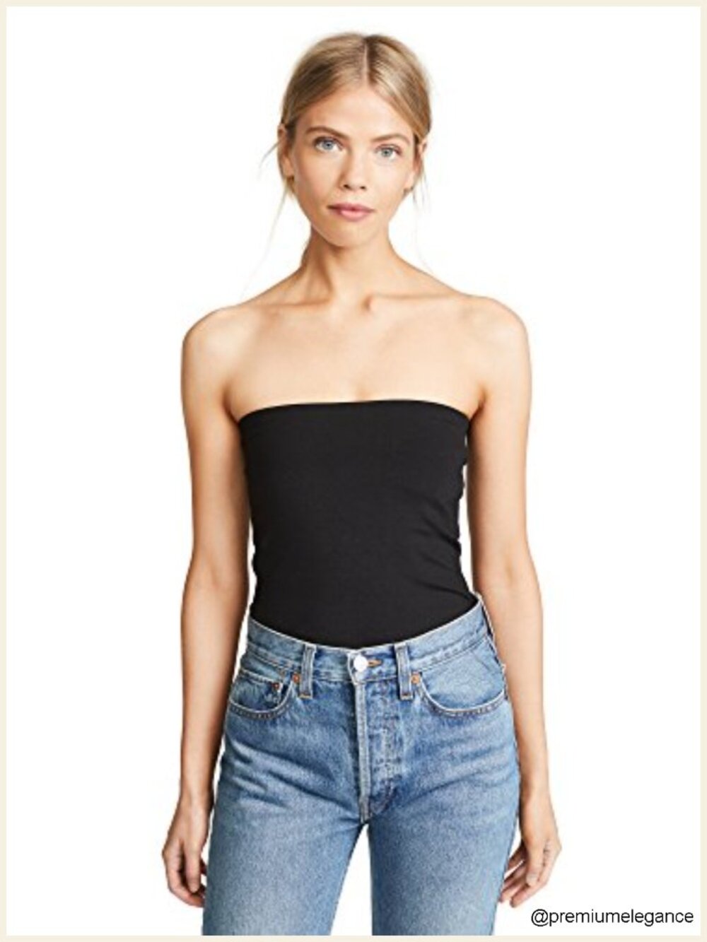 Sleeveless Stretchable Square Neck Tank Top